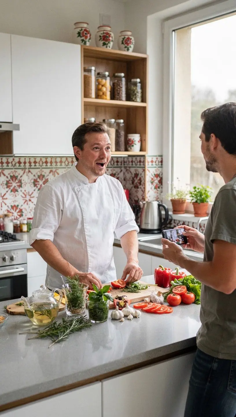 Tealevelek, amelyek a vérnyomás szabályozásában segíthetnek, egy fakanállal keverve.