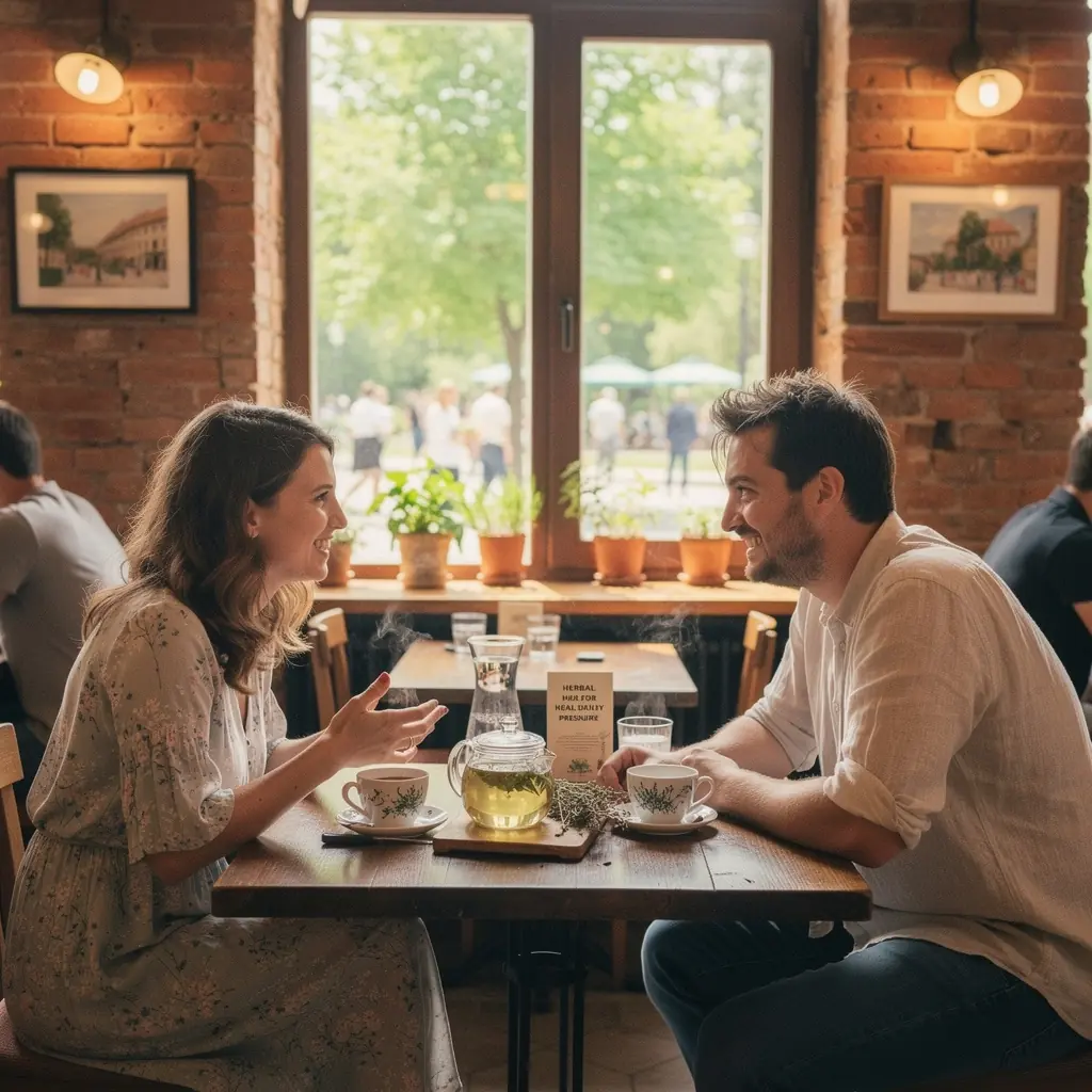 Teáscsésze és teafilterek, amelyek a napi teaélvezet fontosságát hangsúlyozzák.
